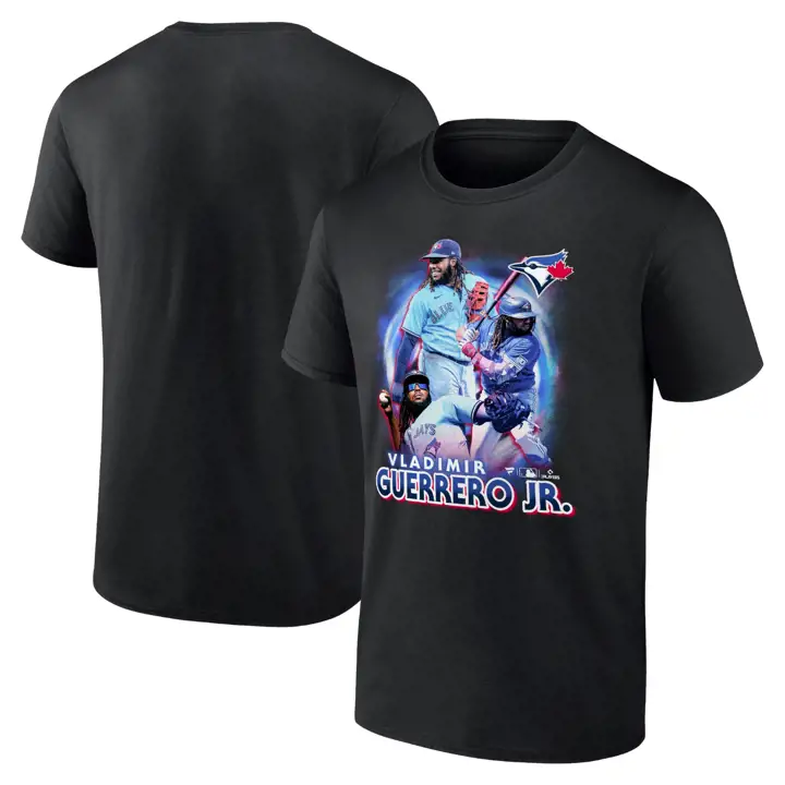 T-shirt de baseball MLB Toronto Blue Jays joueur célèbre III Vlad Guer