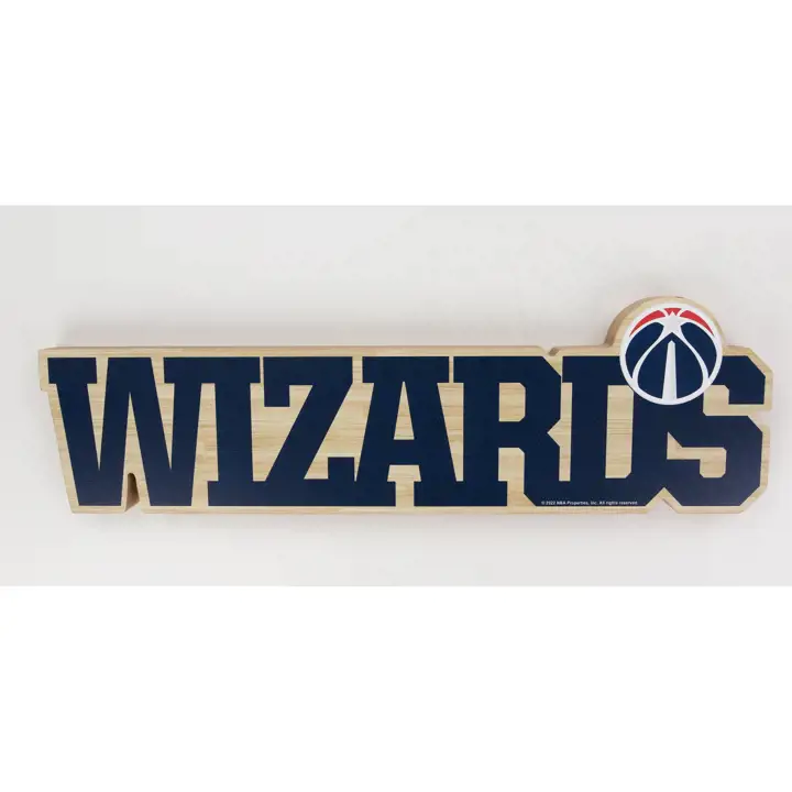 W WIZARDS Enseigne en bois découpée au laser Ast