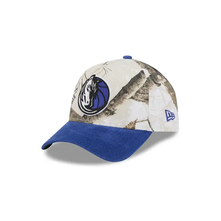 Dallas Mavericks NBA Arctic Real Tree 9FORTY A-Frame CAMO/BL