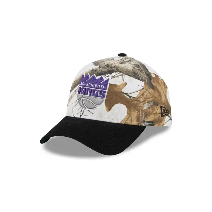Sacramento Kings NBA Arctic Real Tree 9FORTY Casquette camionneur CAMO/GR