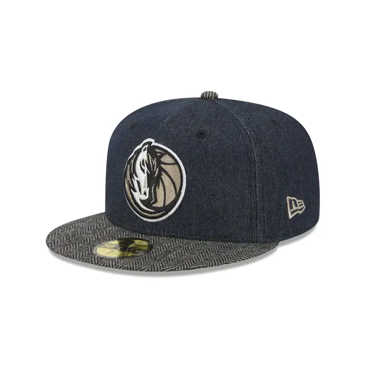 Dallas Mavericks NBA Blk Denim Tweed 59FIFTY DENIM/AST/GRY