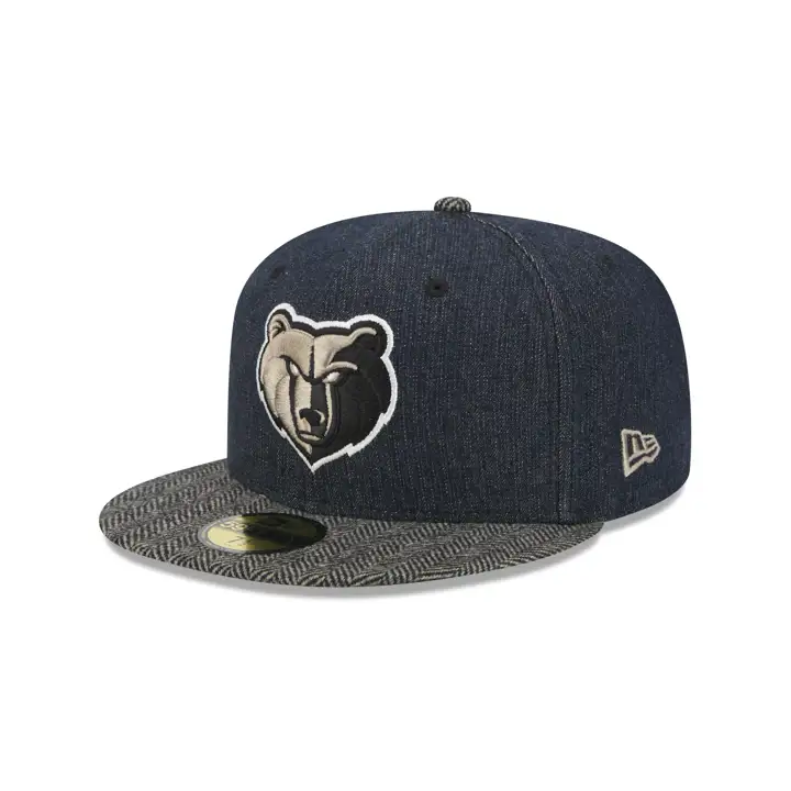 Memphis Grizzlies NBA Blk Denim Tweed 59FIFTY DENIM/AST/GRY