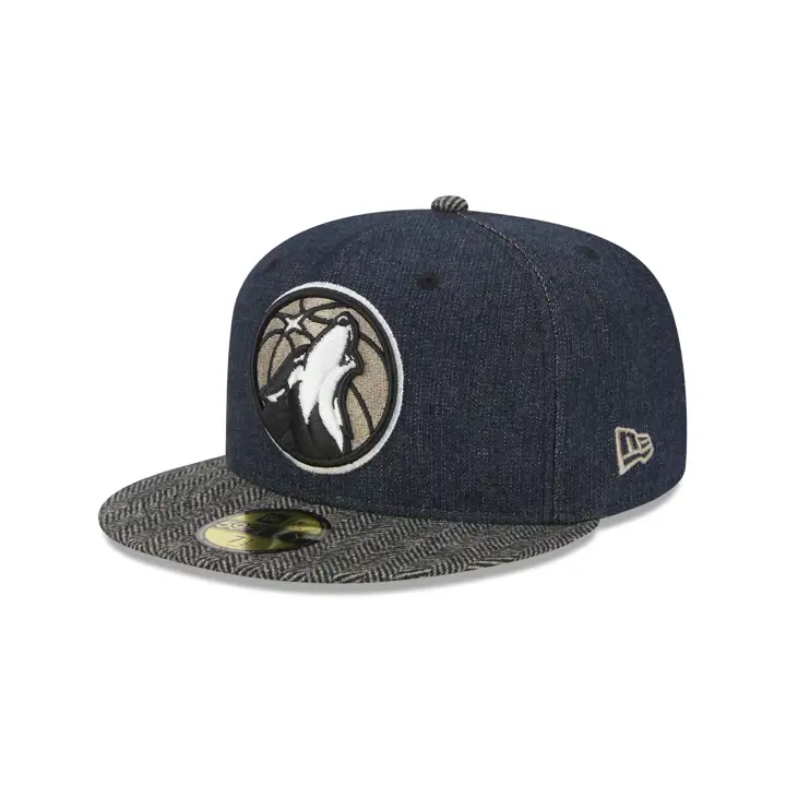 Minnesota Timberwolves NBA Blk Denim Tweed 59FIFTY DENIM/AST
