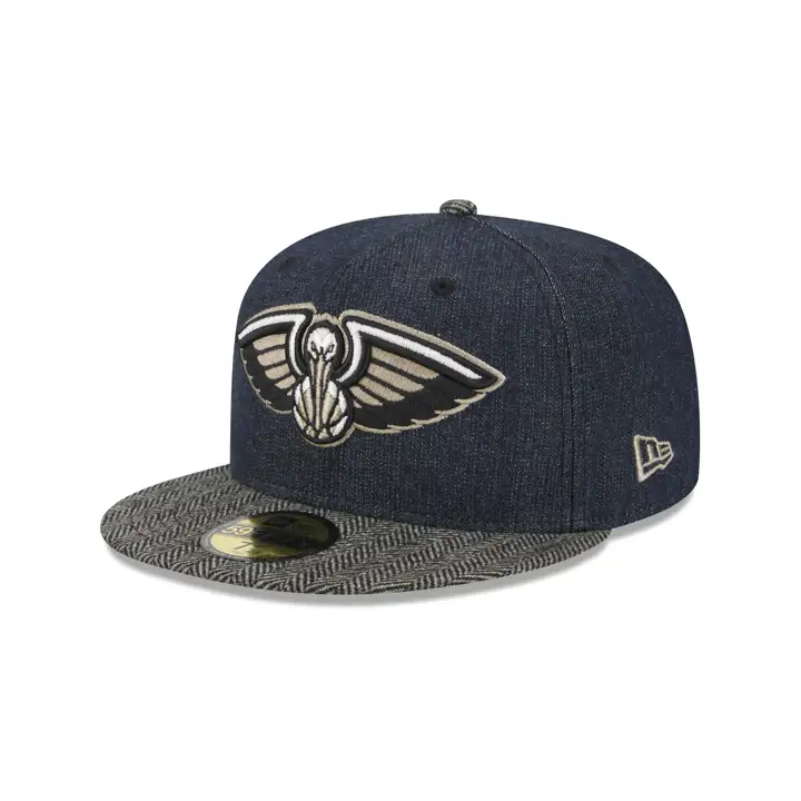 New Orleans Pelicans NBA Blk Denim Tweed 59FIFTY JEAN/AST/G