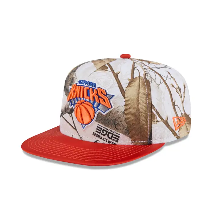 New York Knicks NBA Store Arctic Real Tree 9FIFTY A-Frame CA