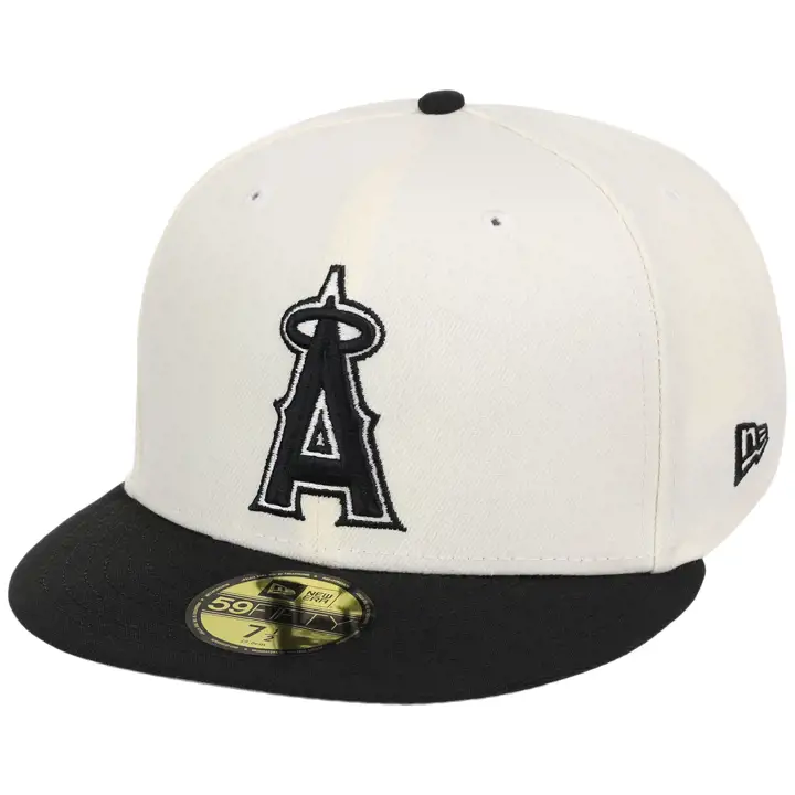 Anaheim Angels MLB Re-Dub Chrome 59FIFTY CHRM/BLK/GRY