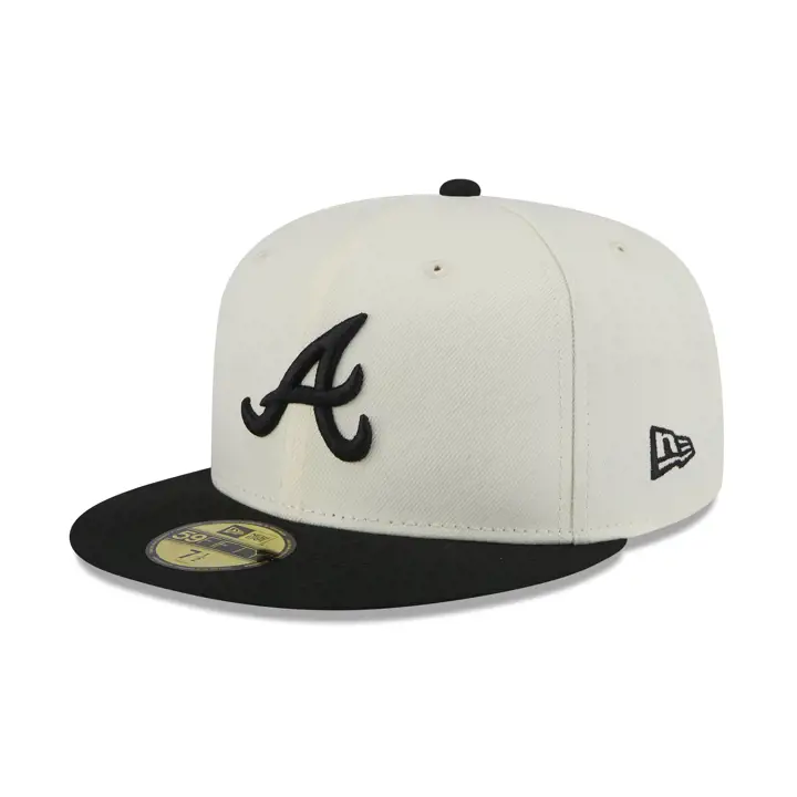 Atlanta Braves MLB Re-Dub Chrome 59FIFTY CHRM/BLK/GRY