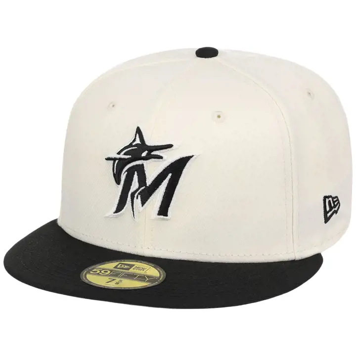 Miami Marlins MLB Re-Dub Chrome 59FIFTY CHRM/BLK/GRY