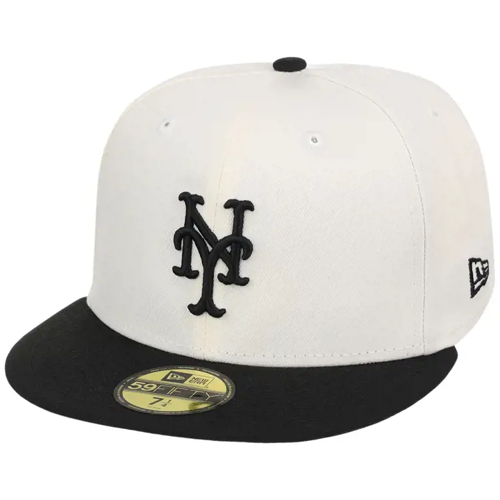 New York Mets MLB Re-Dub Chrome 59FIFTY CHRM/BLK/GRY