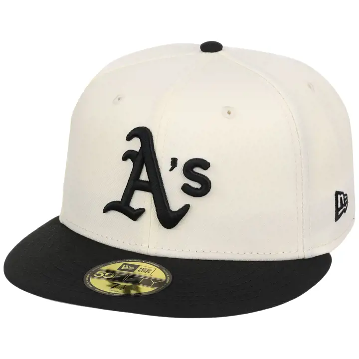 Oakland Athletics MLB Casquette 59FIFTY Re-Dub Chrome CHRM/NOIR/GRIS