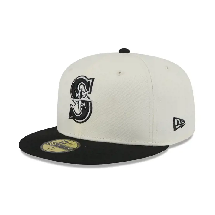 Seattle Mariners MLB Re-Dub Chrome 59FIFTY CHRM/BLK/GRY