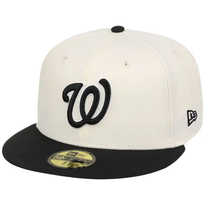 Washington Nationals MLB Re-Dub Chrome 59FIFTY CHRM/BLK/GRY