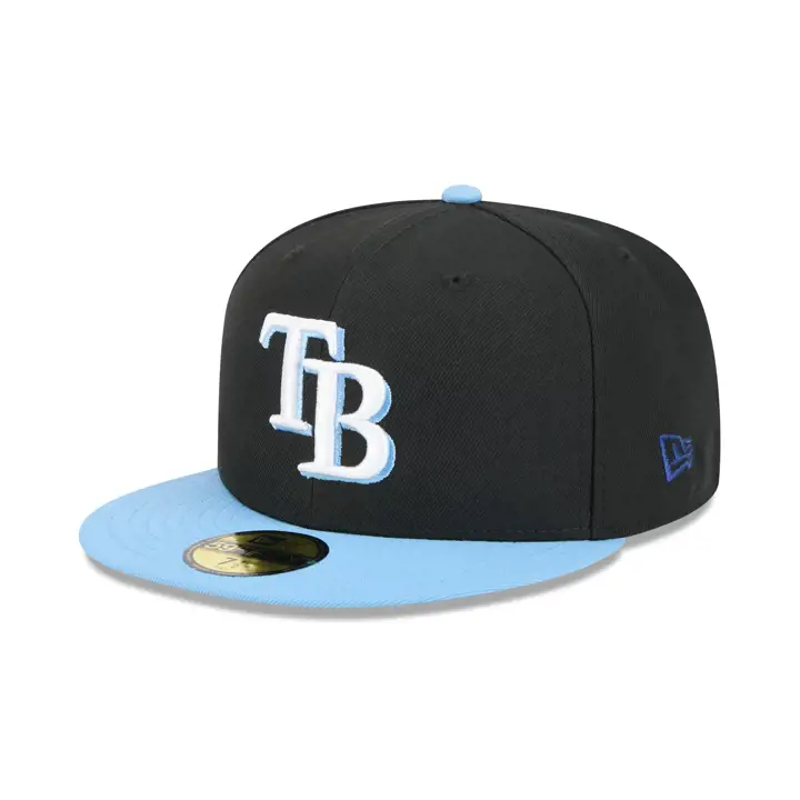 Casquette 59FIFTY MLB Tampa Bay Rays Noir/Vert Foncé