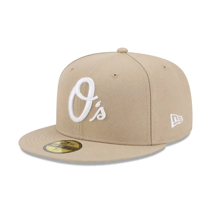 Baltimore Orioles MLB Re-Dub Camel 59FIFTY CAMEL/CAMEL/KGRN