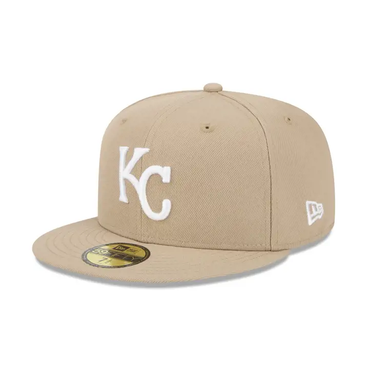 Kansas City Royals MLB Re-Dub Camel 59FIFTY CAMEL/CAMEL/KGRN
