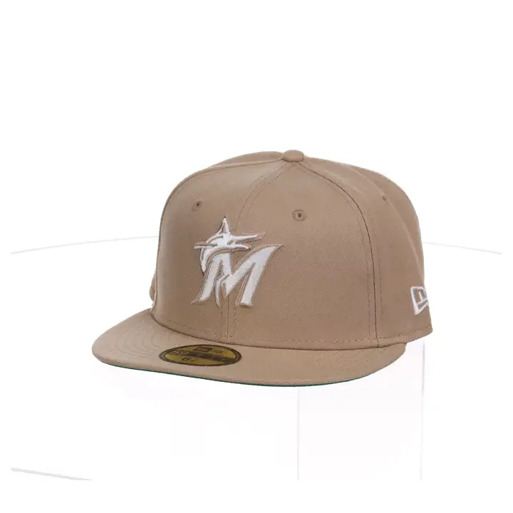 Miami Marlins MLB Re-Dub Camel 59FIFTY CAMEL/CAMEL/KGRN