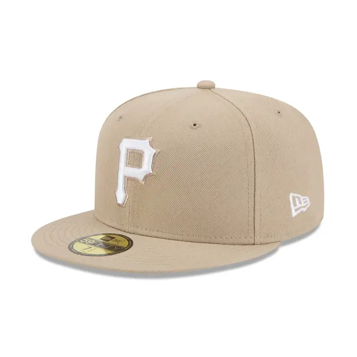 Casquette 59FIFTY MLB Pittsburgh Pirates édition Camel CAMEL/CAMEL/KGRN