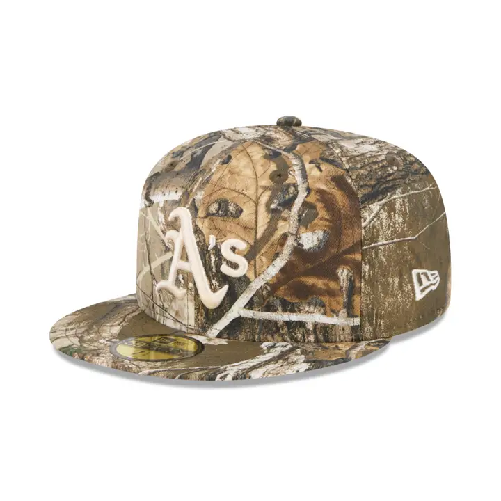 Oakland Athletics MLB Tree-Dub 59FIFTY CAMO/GRY