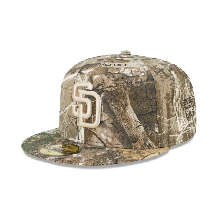 San Diego Padres MLB Tree-Dub 59FIFTY CAMO/GRY