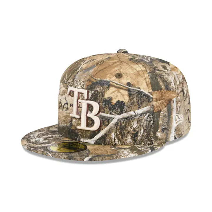 Casquette 59FIFTY camouflage/gris Tampa Bay Rays MLB Tree-Dub