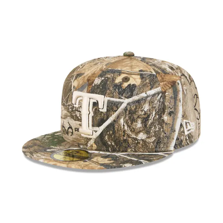 Texas Rangers MLB Tree-Dub 59FIFTY CAMO/GRY
