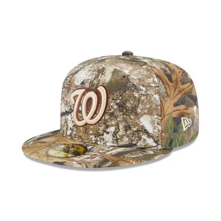 Washington Nationals MLB Tree-Dub 59FIFTY CAMO/GRY