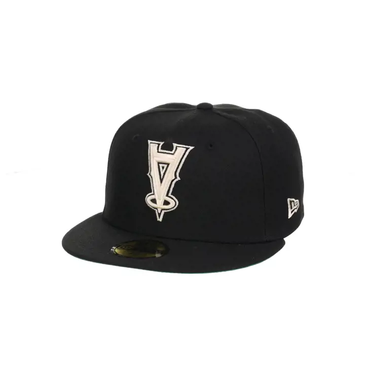 Casquette 59FIFTY MLB Anaheim Angels BLK/BLK/KGRN