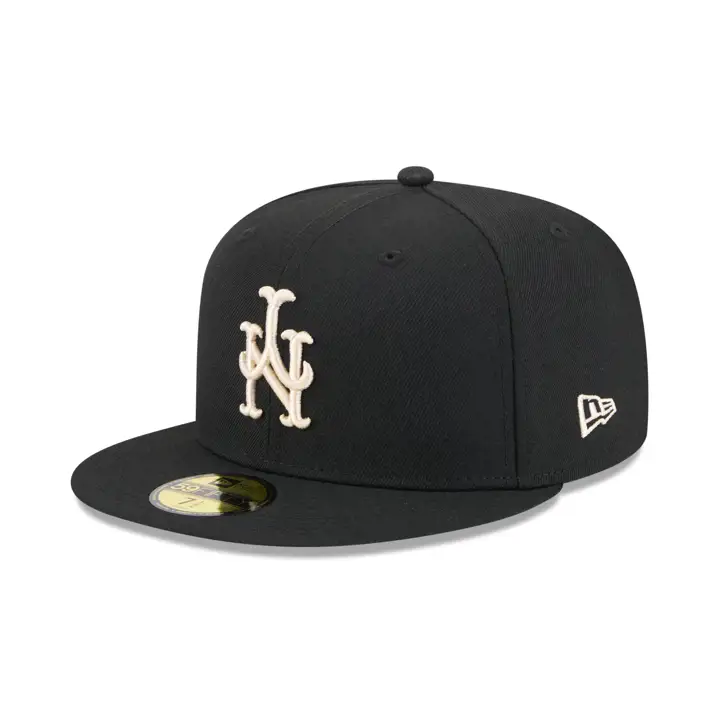 New York Mets MLB Flip-Dub 59FIFTY BLK/BLK/KGRN
