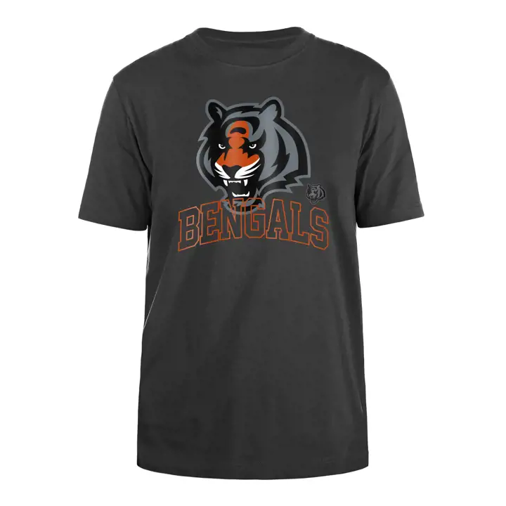T-shirt pour homme NFL Cincinnati Bengals New Era Logo Elements 24 BL