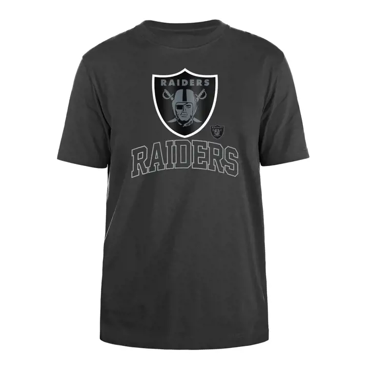 T-shirt Las Vegas Raiders NFL New Era Logo Elements 24 pour homme - Noir