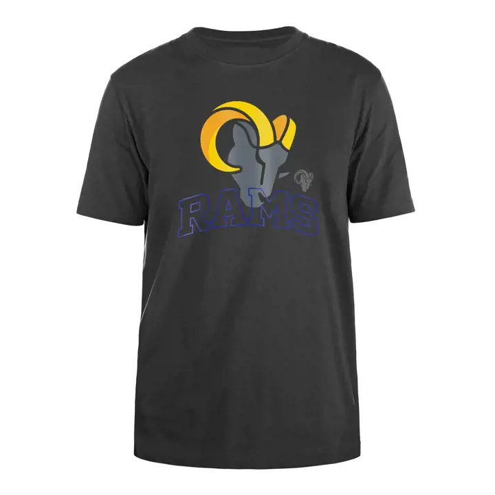 T-shirt Los Angeles Rams NFL New Era Logo Elements 24 pour homme – Noir
