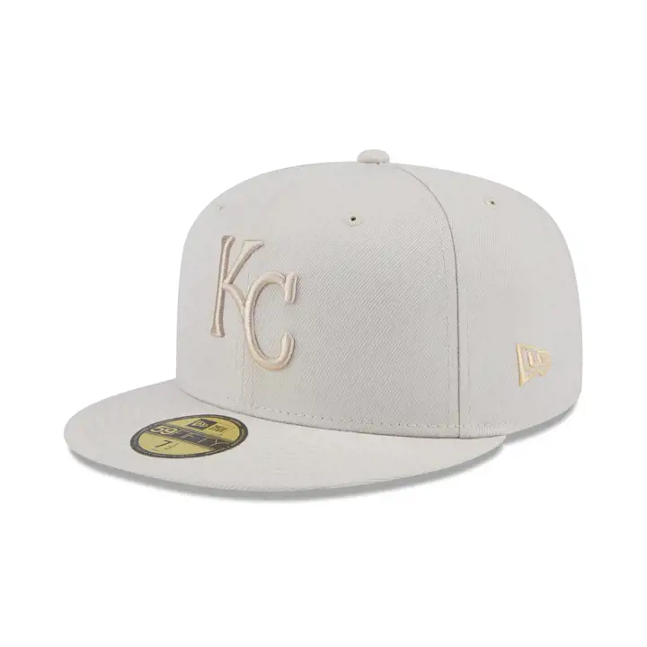 Kansas City Royals MLB Tone-Dub 59FIFTY STONE/STONE