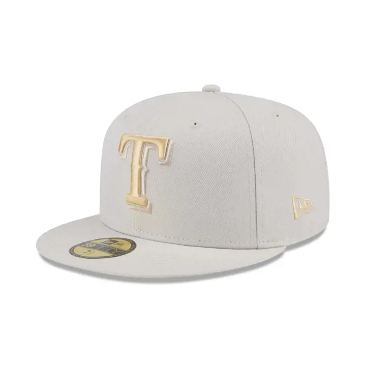 Texas Rangers MLB Tone-Dub 59FIFTY STONE/STONE