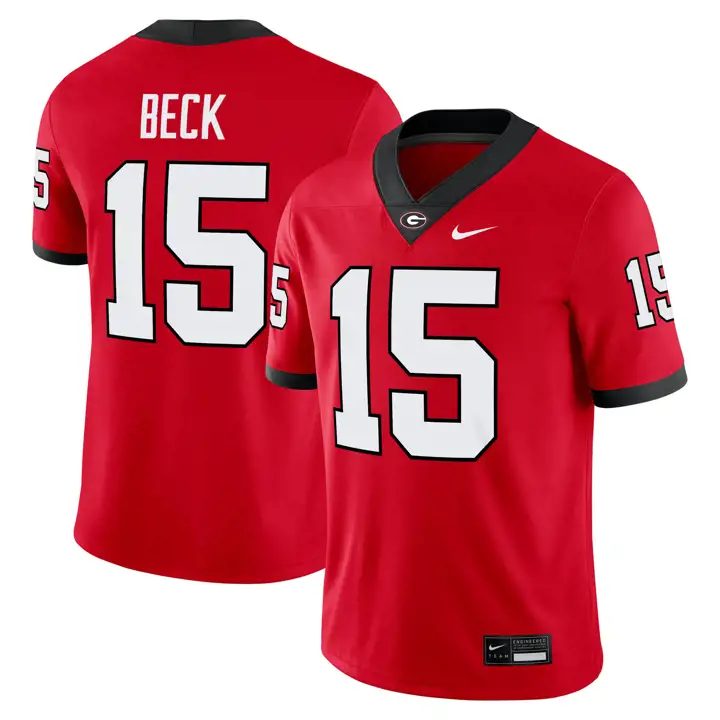 Georgia Bulldogs NCAA Football NIL Game Jersey Carson Beck R