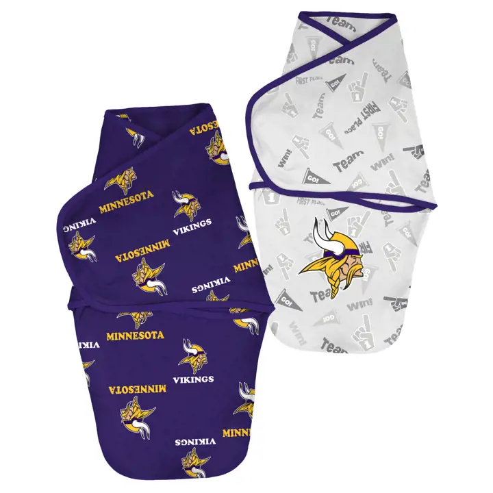 Minnesota Vikings NFL Cocoon et Gigoteuse pour nouveau-né, lot de 2