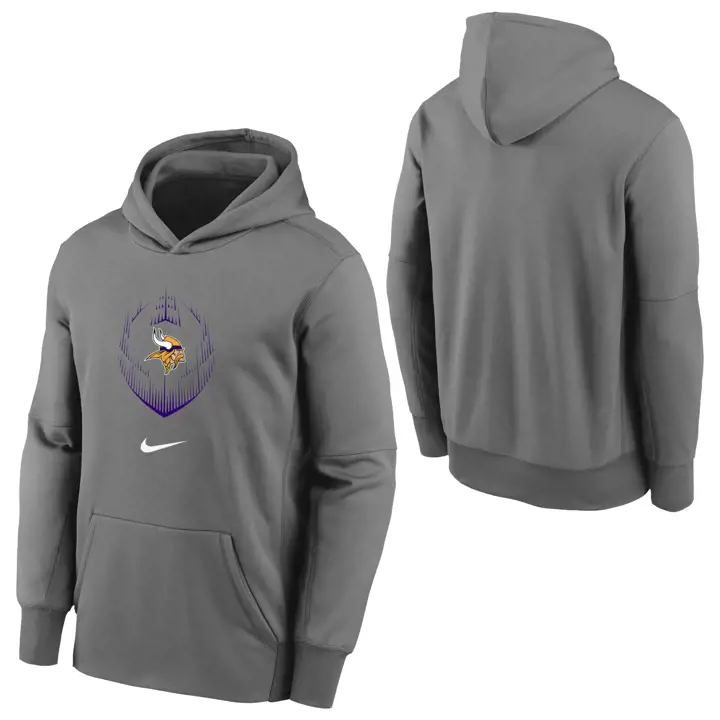 Minnesota Vikings NFL Youth Icon Hoodie gry