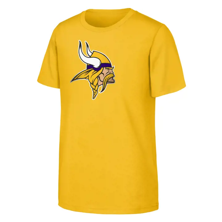 T-shirt Minnesota Vikings NFL Enfant Logo Principal jaune