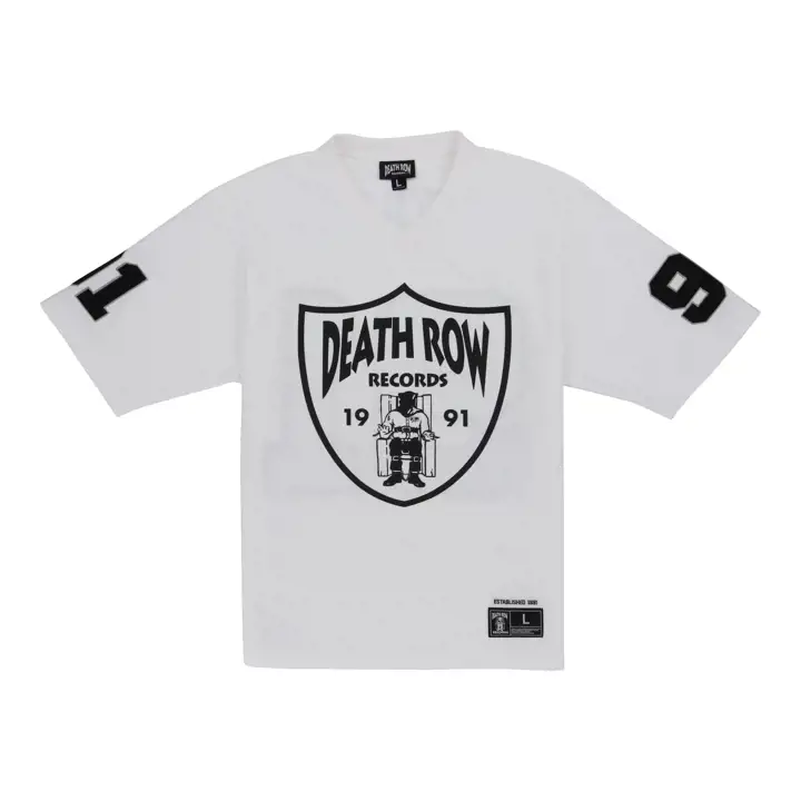 Death Row Death Row Football Jersey wht
