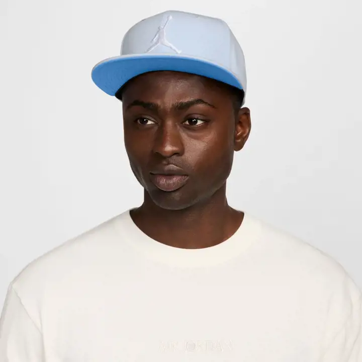 JORDAN J PRO CASQUETTE JUMPMAN BLEU/BLANC
