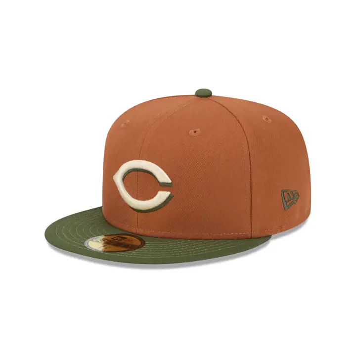 Cincinnati Reds MLB RUSTED RIFLE 59FIFTY ORG/VERT/GRIS