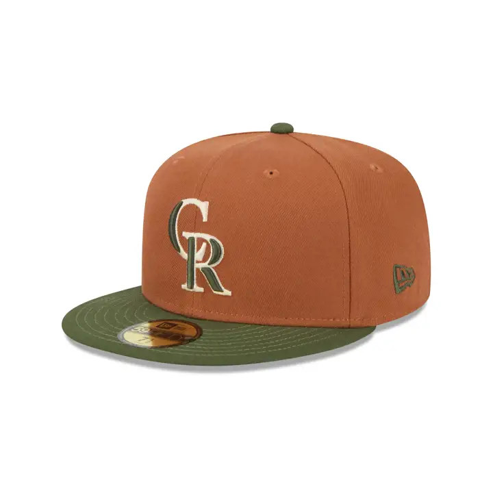 Colorado Rockies MLB RUSTED RIFLE 59FIFTY ORG/VR/GRI