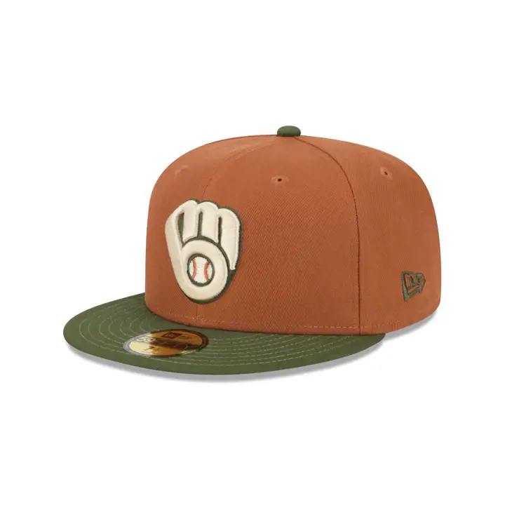 Milwaukee Brewers MLB RUSTED RIFLE 59FIFTY ORG/VR/GRIS