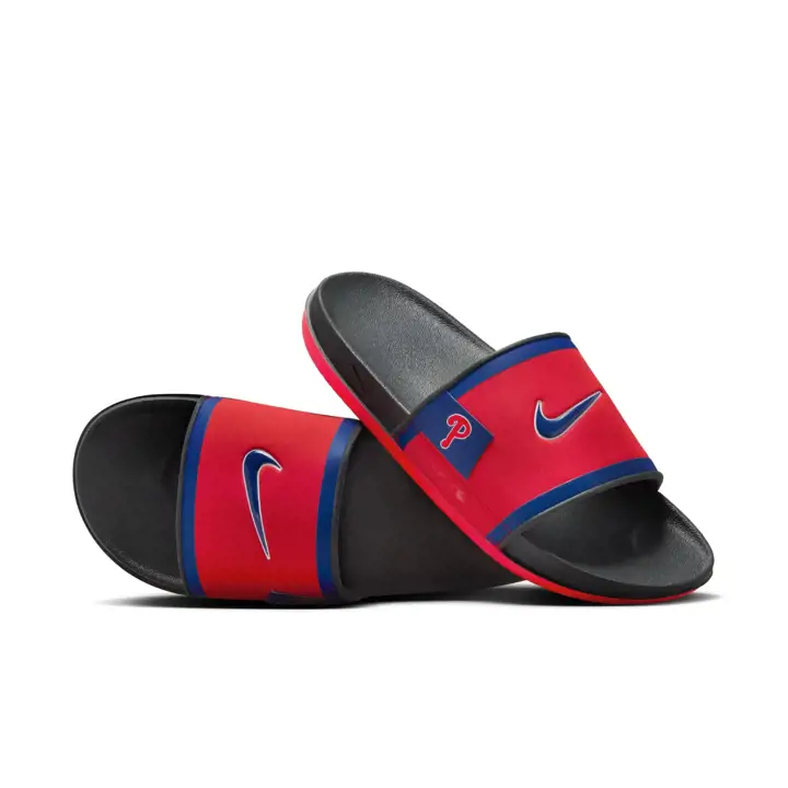 Philadelphia Phillies Nike Claquette Offcourt ROUGE
