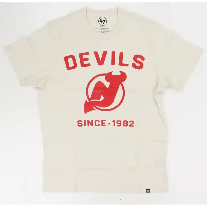 NEW JERSEY DEVILS NHL T-shirt Franklin Duster '47 IVO