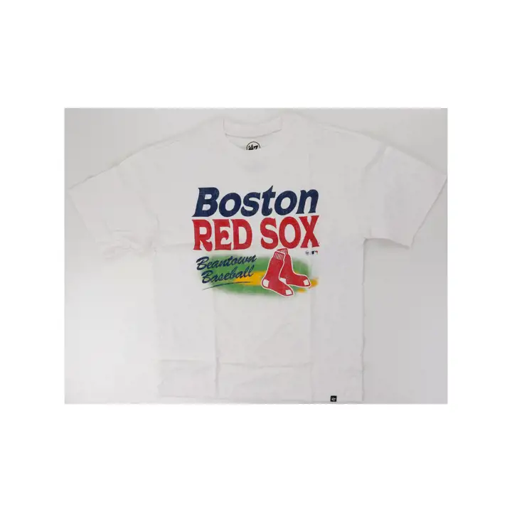 T-shirt MLB 47 Field Foundation des BOSTON RED SOX – Blanc