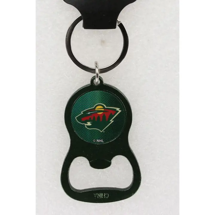 Porte-clés décapsuleur Minnesota Wild Vert