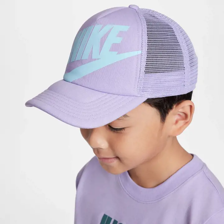 NIKE K NK CASQUETTE RISE CBLOCK TRUCKER VIOLET/ BLEU