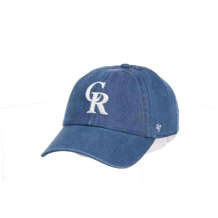 Colorado Rockies MLB DENIM LENNON CASQUETTE BLEUE '47 CLEAN UP