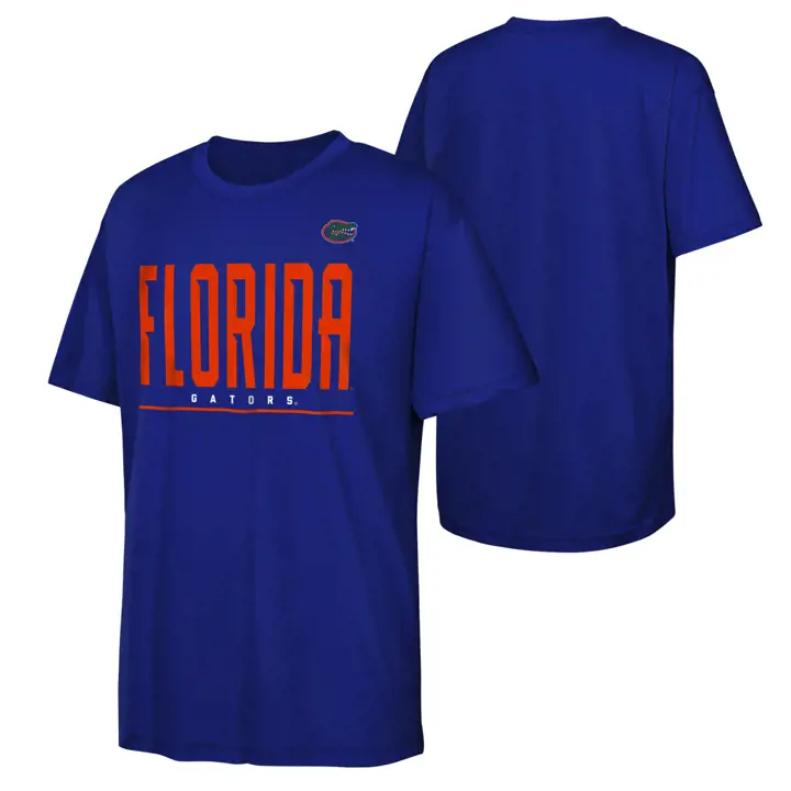 T-shirt en polyester pour jeunes Florida Gators NCAA Pumped Up 24 RBL