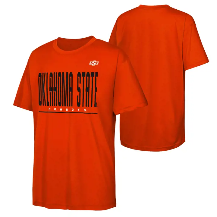 T-shirt en polyester Oklahoma State Cowboys NCAA Youth Pumped Up 24